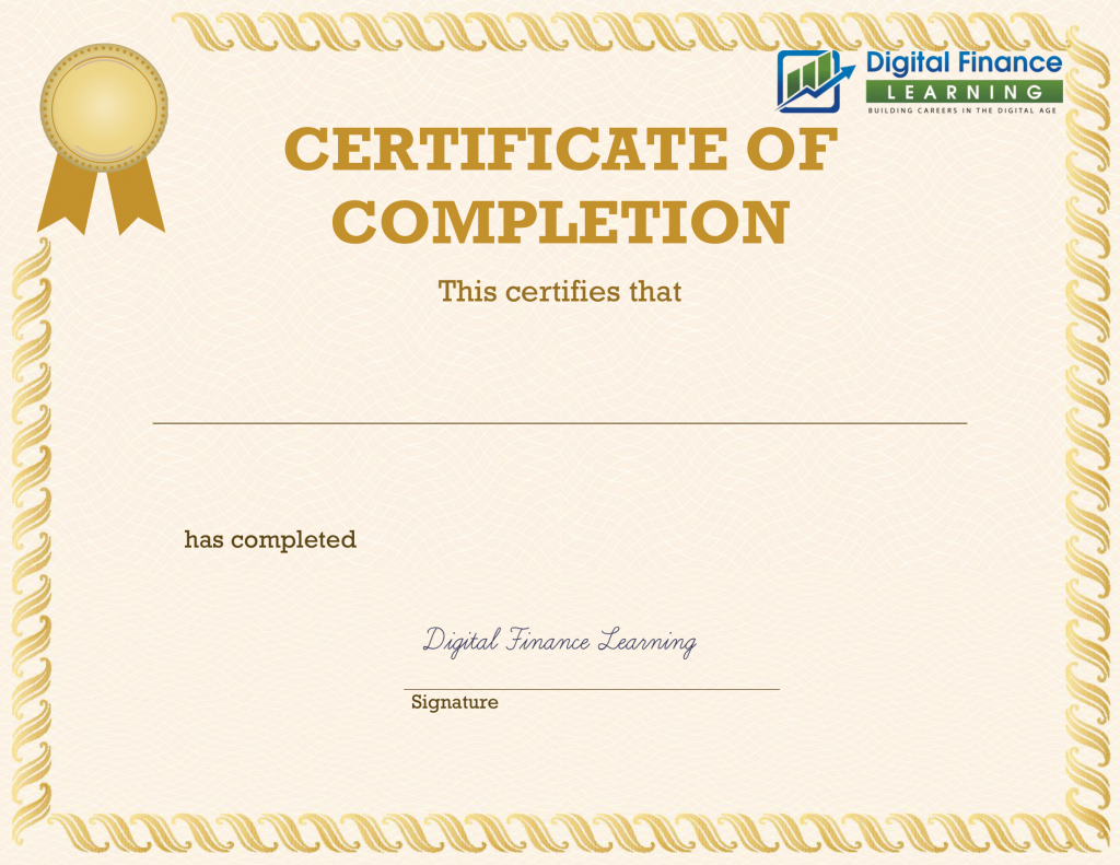 digital finance certification